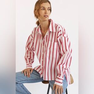 🚨SOLD🚨Anthropologie NWT HARSHAMN Cooper Shirt Size Medium❤️